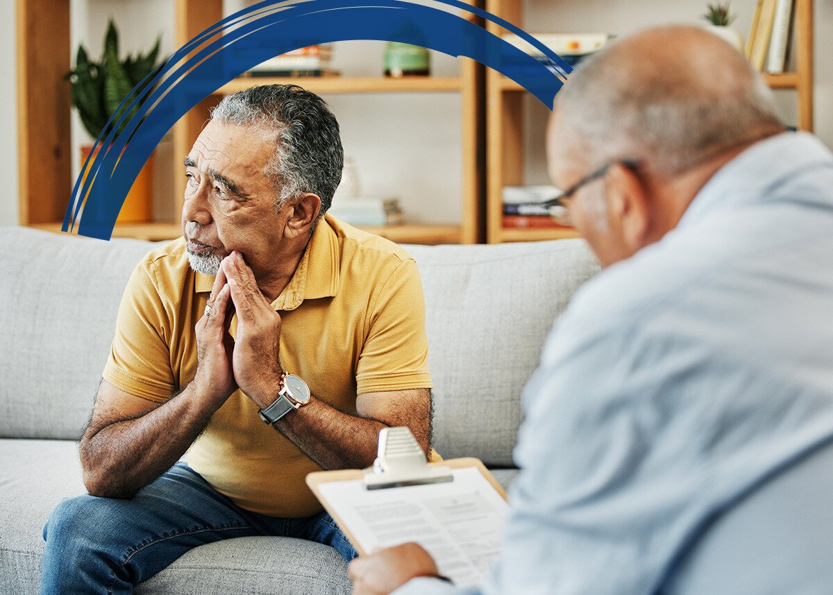 Man in therapy